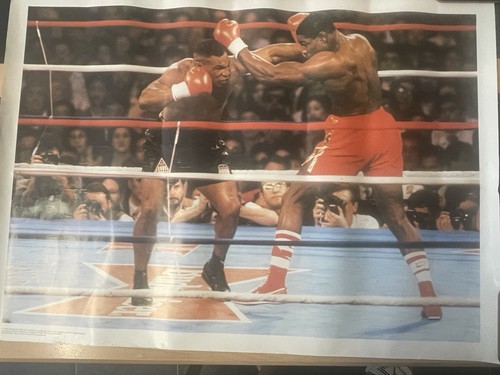 Original bruno tyson poster - original,