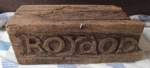Antique carved oak fireplace - carved,