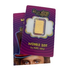 2025 Willy Wonka 5g .999 Fine Gold Bar Low Mintage 4000