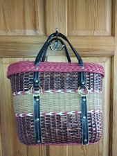 1960s Wicker Bag