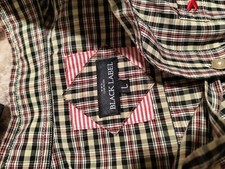 Long Sleeve Shirt Oakman Black Label Size L 100%Cotton Multicoloured Checked