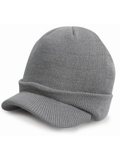 Oversized PEAKED BEANIE Hat Mens Womens Winter Woolly Army Skateboard Beenie Cap