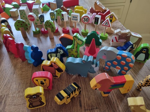 Big jigs wooden toy bundle - toy, 160