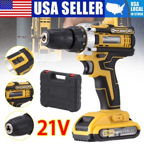 Volt drill speed electric - 21-volt, 2