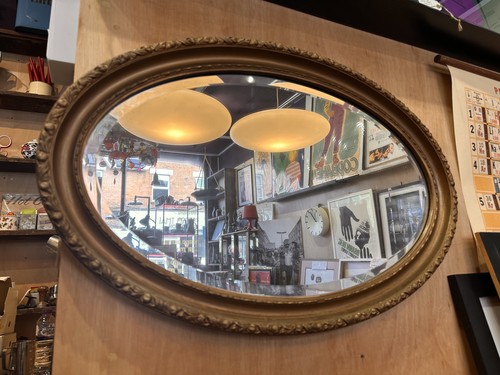 Vintage oval guilt framed - guilt,