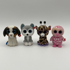 Collectible Series 1 TY Beanie Boos Mini Boos Bundle x4 Figures #5