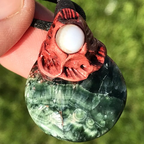 Seraphinite white agate - white,