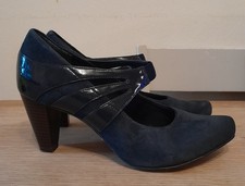 Clarks Cushion Soft Navy Blue
