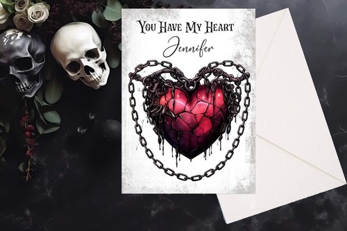 Personalised gothic birthday - gothic,