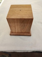 wooden trophy plinth