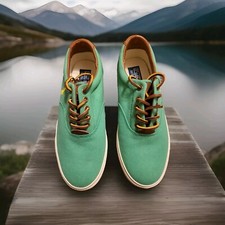 Polo Ralph Lauren Men's Green Size 7 Shoes Vaughn Model Blue/Teal UE41