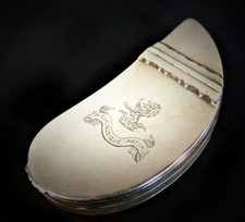 RARE FINEST QUALITY STERLING SILVER SAMPSON MORDEN SNUFF BOX with DUCAL CORONET