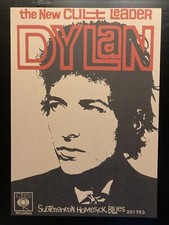 Bob Dylan poster - Subterranean Homesick Blues on Columbia records 1965 A2 repro