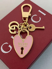 GUCCI Charm Heart Lock & Key