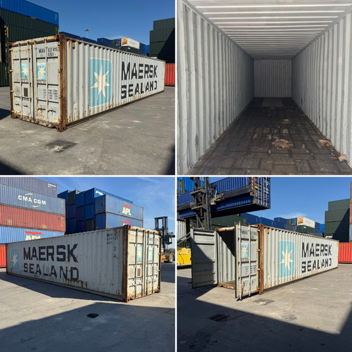 Shipping container 40ft - 40ft, wind