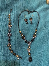 M&S Necklace Earrings And