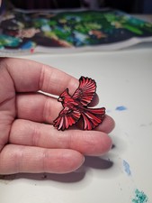 Stain Glass Window Cardinal
