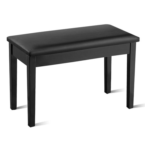 Leather piano bench - leather,