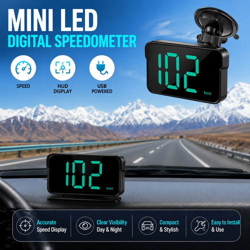 Mini led digital - led, speedometer