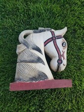 Antique Hand Carved Prancer