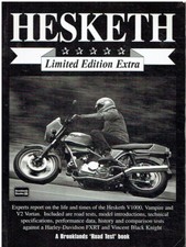HESKETH V1000 , VAMPIRE & V2 VORTAN (1979-97) PERIOD ROAD TESTS BOOK