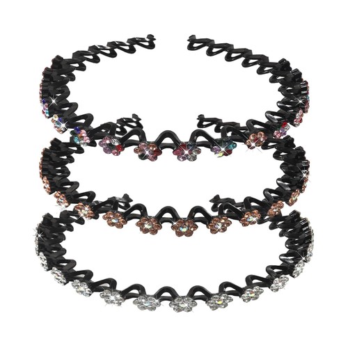 Packs hair clips rhinestone - 3,