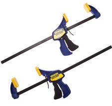 2 X IRWIN 12" QUICK GRIP SPEED