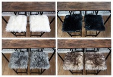 Genuine sheepskin seat