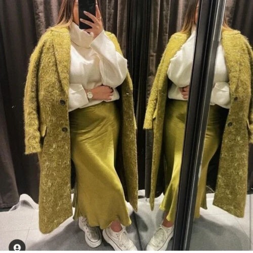 Rare zara genuine wool yellow - zara,