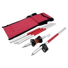 360 Degree with 4 Poles Mini Prism for Leica Nikon Total Station Replace GRZ101 