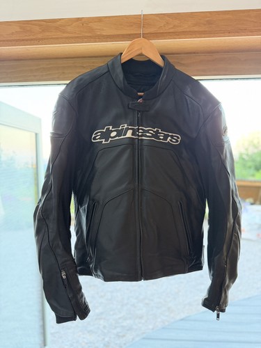Alpinestars leather jacket - jacket, l
