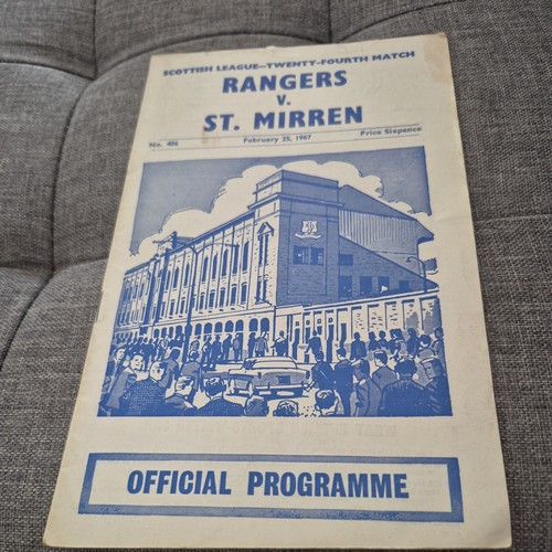 Rangers mirren scottish - rangers, v