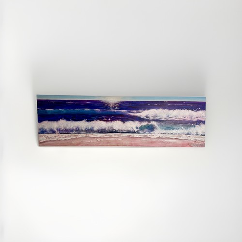 Acrylic canvas seascape - canvas,
