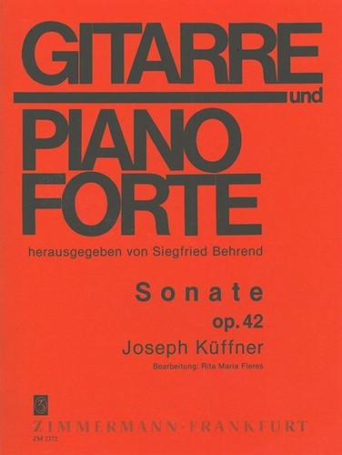 Sonata guitar and piano - op.,
