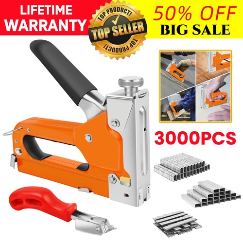 Staple gun heavy duty - gun, with