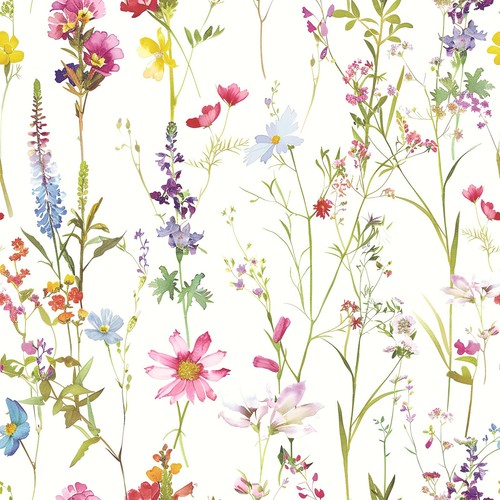 Floral wallpaper metallic - wallpaper,