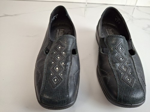 Hotter calypso black leather - black,