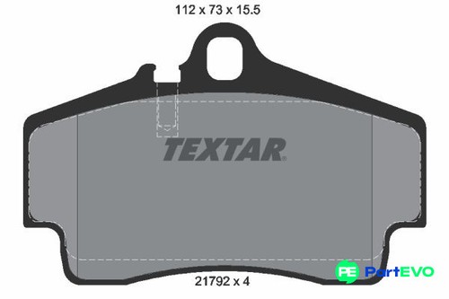 Textar disc brake - brake, pad