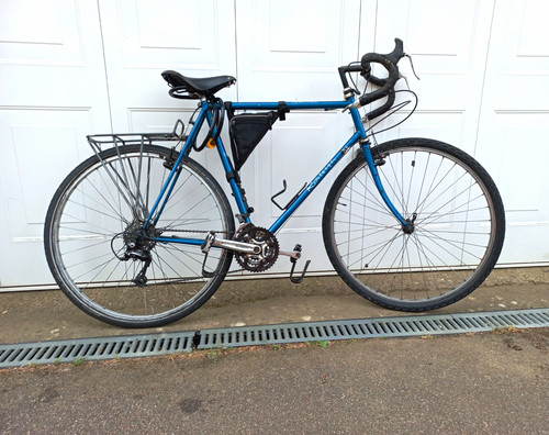 Raleigh blue touring bike drop - blue,