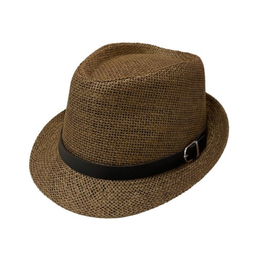 Classic straw trilby sun - sun, hat