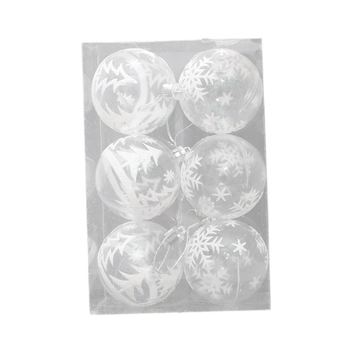 6pcs transparent christmas - 6pcs,