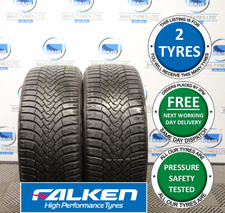 X2 PW 225/45R17 225 45 17 FALKEN EURO WINTER 94V XL WINTER TYRES *6.1MM (443S)