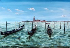 Original oil painting. white