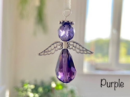 Christmas tree glass angel - christmas,