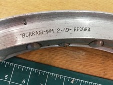 BORRANI  ALLOY WM- 2 - 19 RECORD 40 hole rim