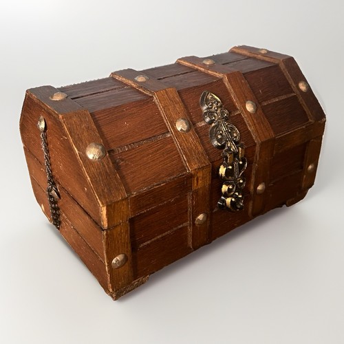 Wooden jewellery box pirate - jewellery,