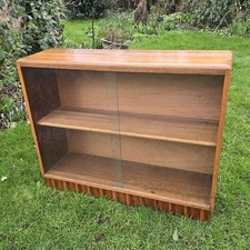 Antique Teak Bookcase With