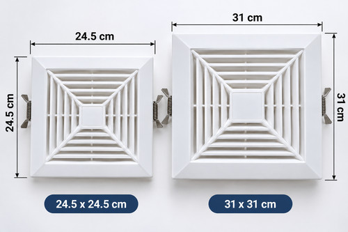Bathroom exhaust fan cover - exhaust,