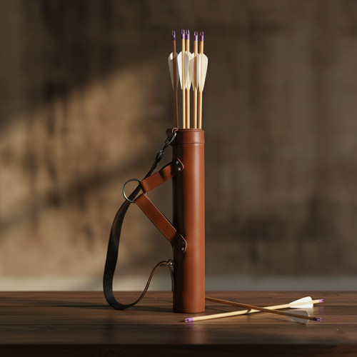 Archery back arrow quiver - ,