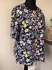 PRIMARK BLACK FLORAL PRINT